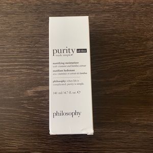 Philosophy Purity Mattifying Moisturizer NIB